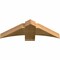 Ekena Millwork Bellingham Rough Sawn Timber Gable Bracket, Western Red Cedar, 36"W x 12"H x 4"D x 6"F, 8/12 Pitch GBW036X12X0406BEL00RWR - alternate 5